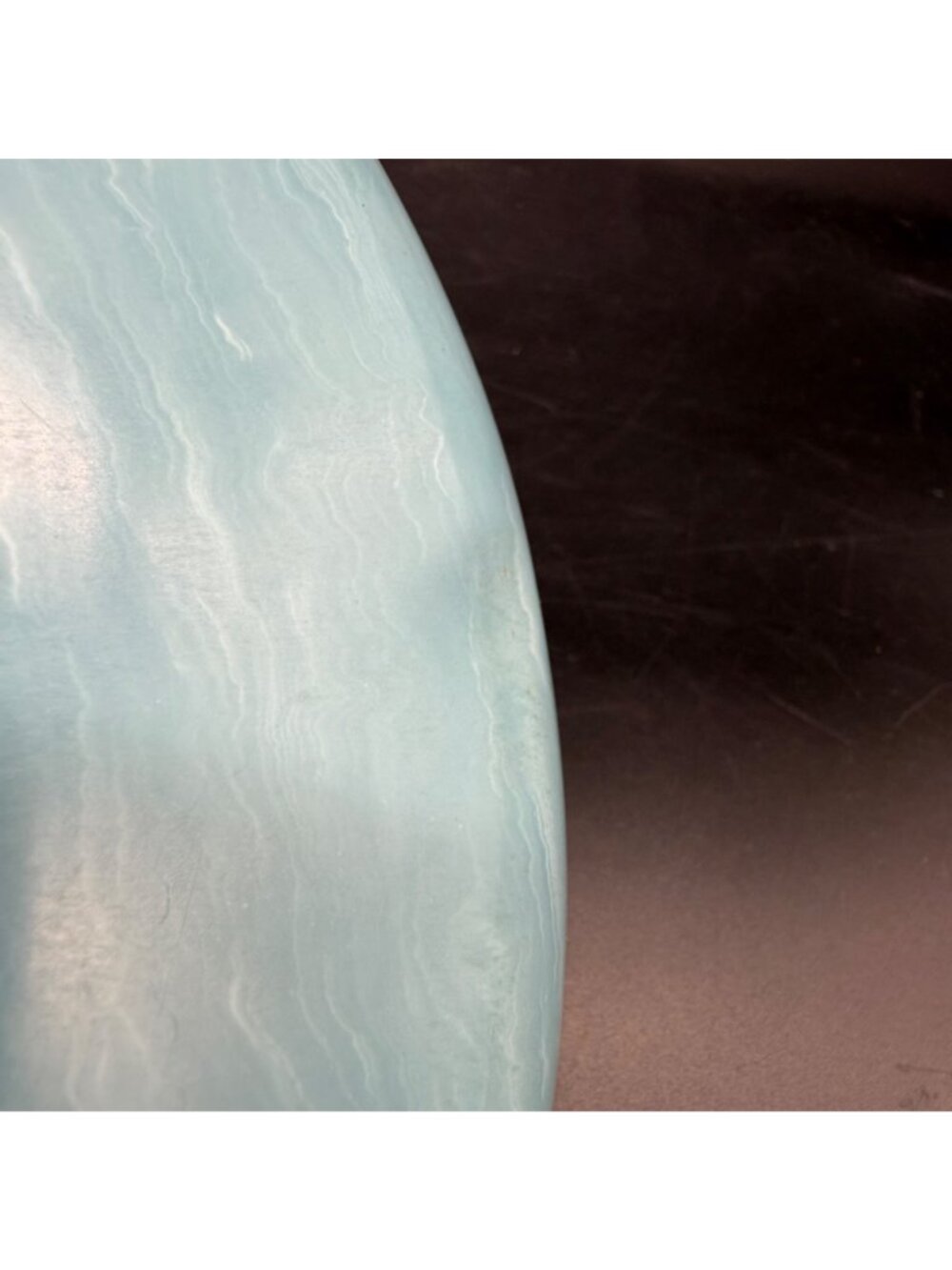 Mid Century Blue Canister Plastic Kitchen Kaddie USA Marbled Storage Container - Picture 8 of 12
